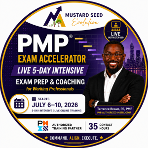 PMP® Exam Accelerator (Live Cohort) - 5-Day Bootcamp - July 6th 2026